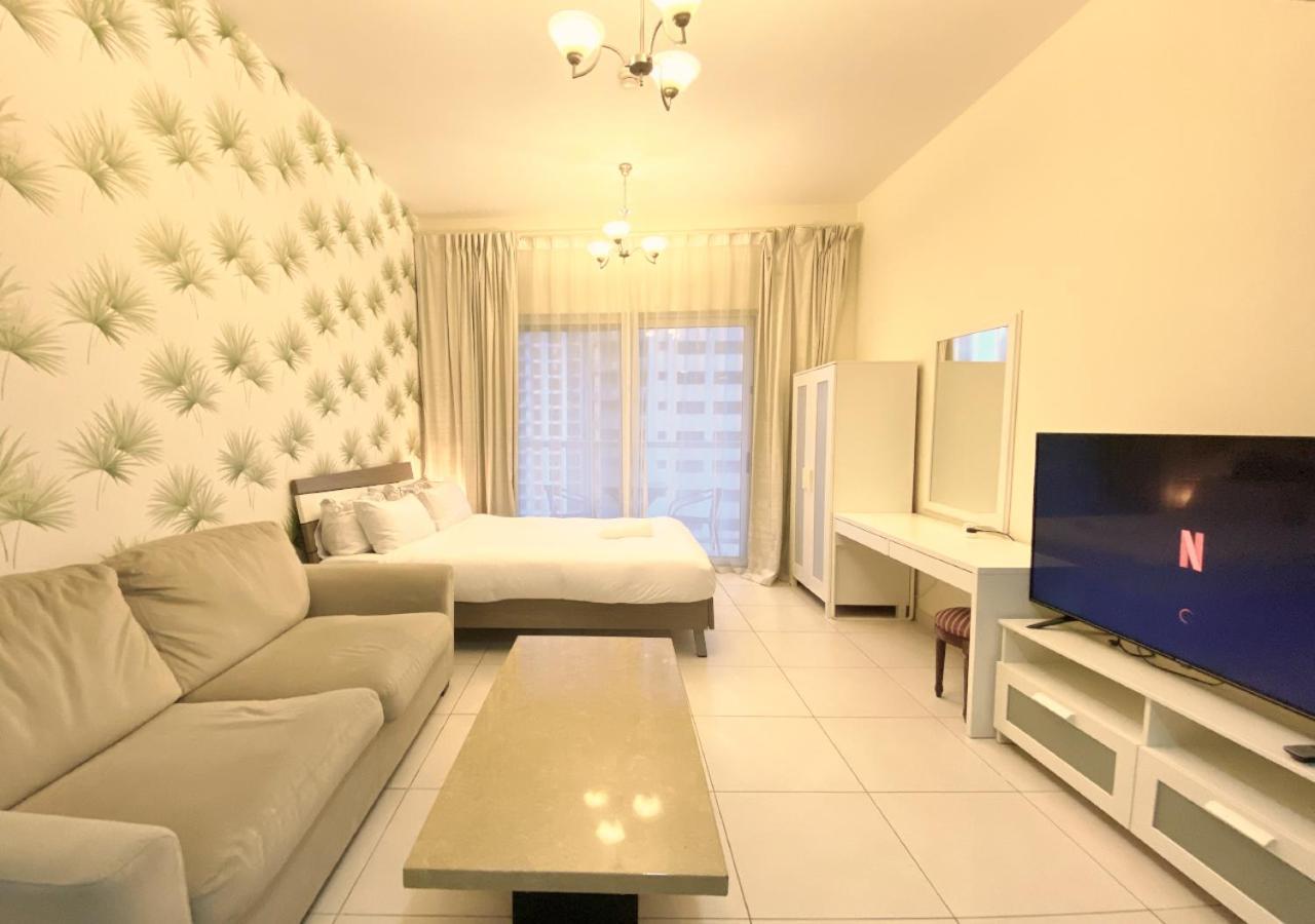 Panoramic Sea Views Studio Apartment - Marina Dubái Exterior foto